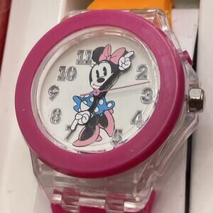 Womens Disney Minnie Mouse Watch Works New Battery